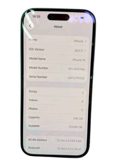 iPhone 15 128GB Celeste — Seminuevo Grado A - Imagen 2