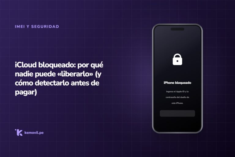 iPhone mostrando el bloqueo de activación de iCloud — iCloud bloqueado: por qué nadie puede «liberarlo» (y cómo detectarlo antes de pagar)