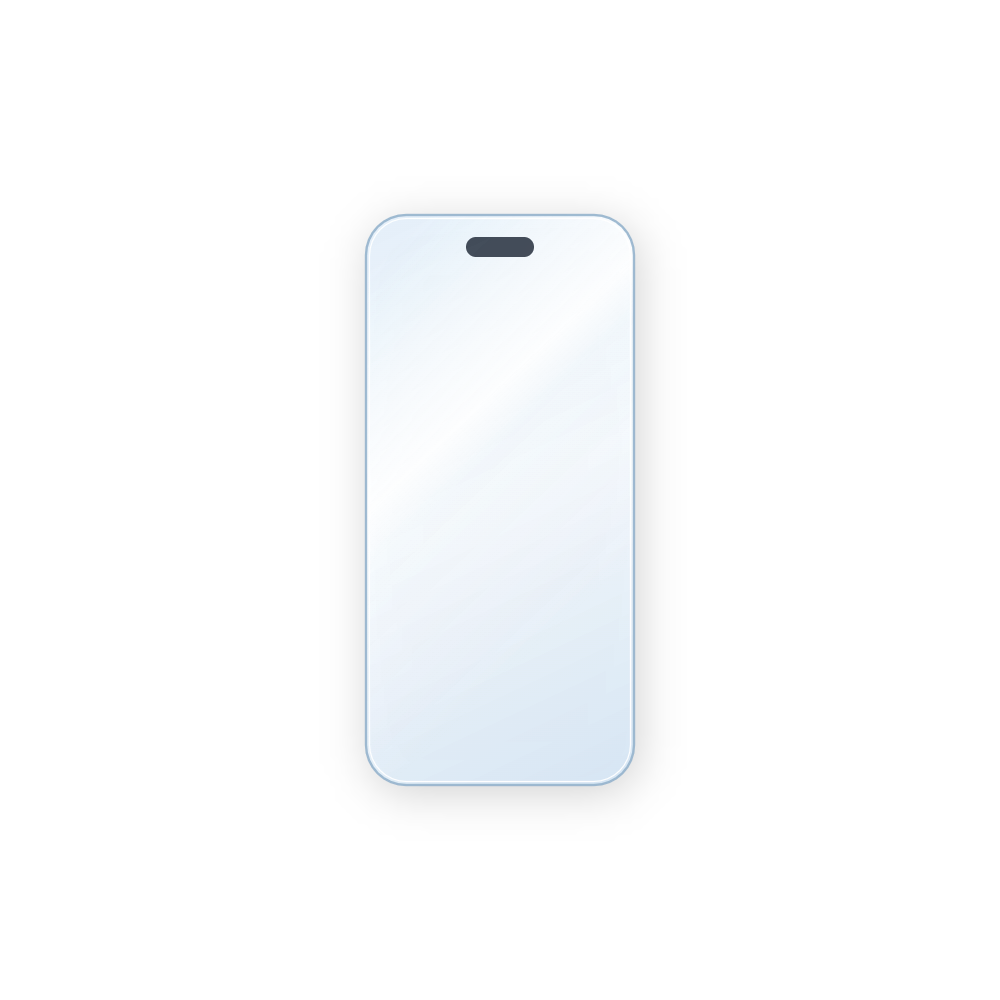 Mica de vidrio templado iPhone 13 / 13 Pro — imagen referencial Kemovil